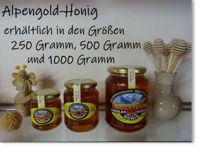 Alpengoldhonig Stefan Kaeser Naturhonig in 3 Grössen von Stefan Kaeser Niederndorf